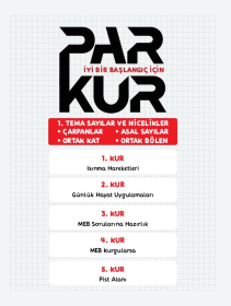 6. SINIF MATEMATİK - PARKUR